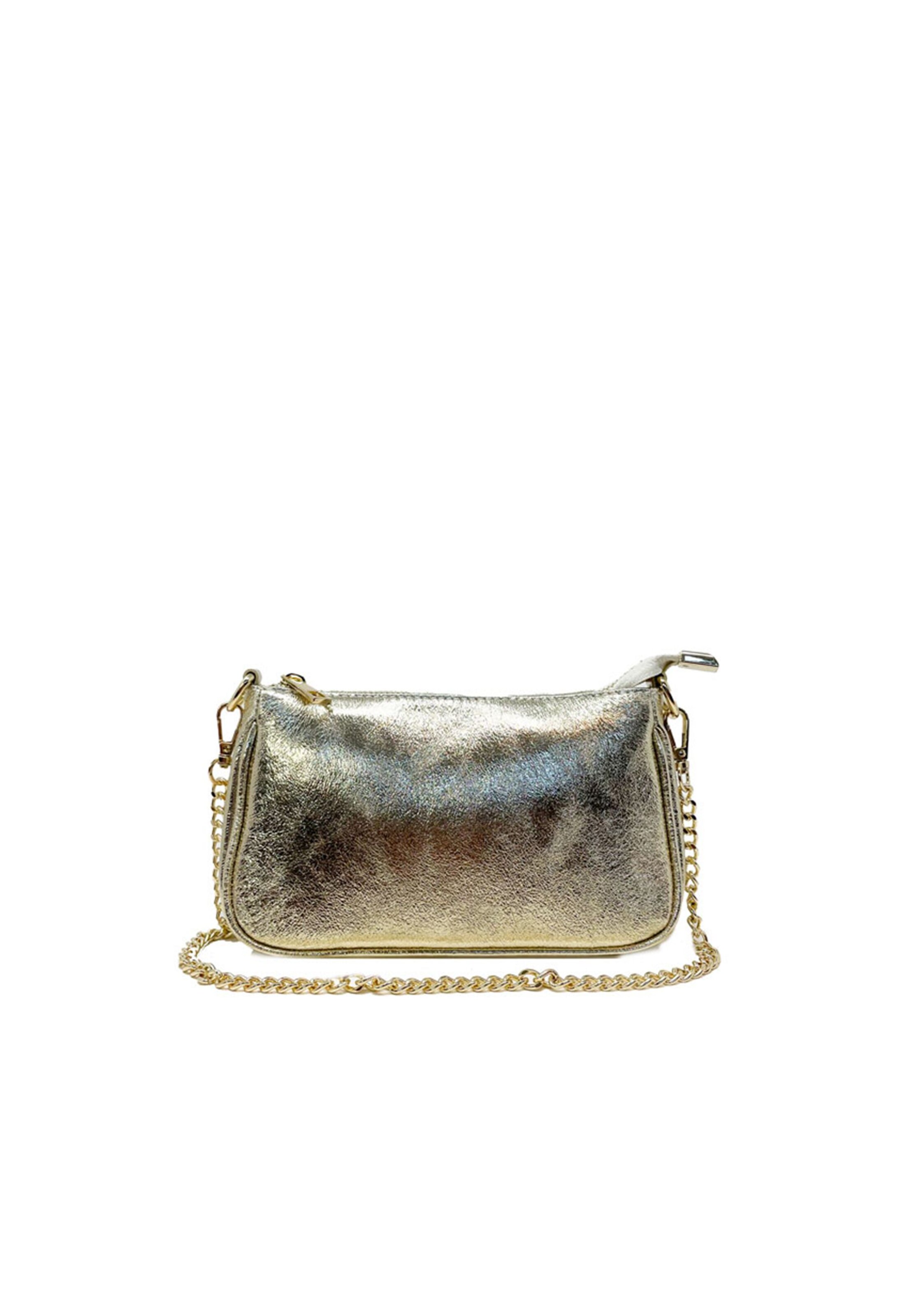 CHICCA BORSE Schoudertas in Goud: voorkant