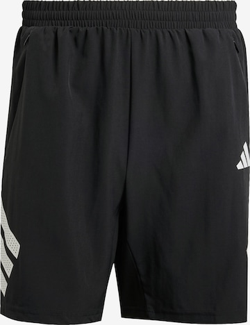 ADIDAS PERFORMANCE - regular Pantalón deportivo 'Icon 3-Stripes' en negro: frente