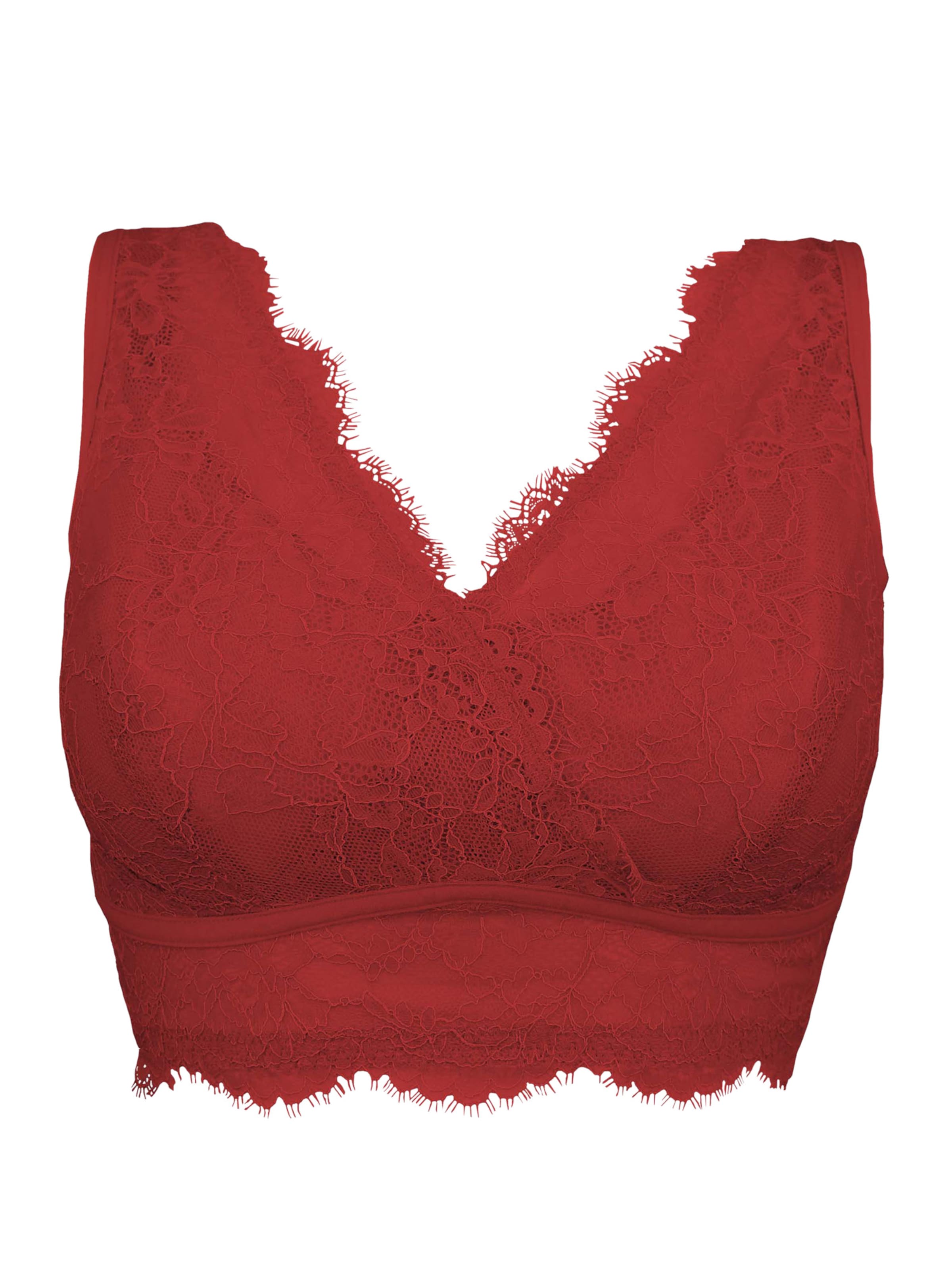 SugarShape Bustier BH 'Emilia' in Rood: voorkant