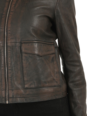 Chic and Clicks - Chaqueta de entretiempo 'Minimal' en marrón