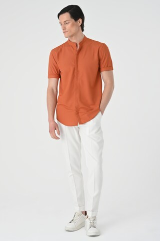 Coupe slim Chemise Antioch en orange