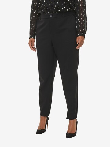 Regular Pantalon 'VRAVA' Zizzi en noir : devant