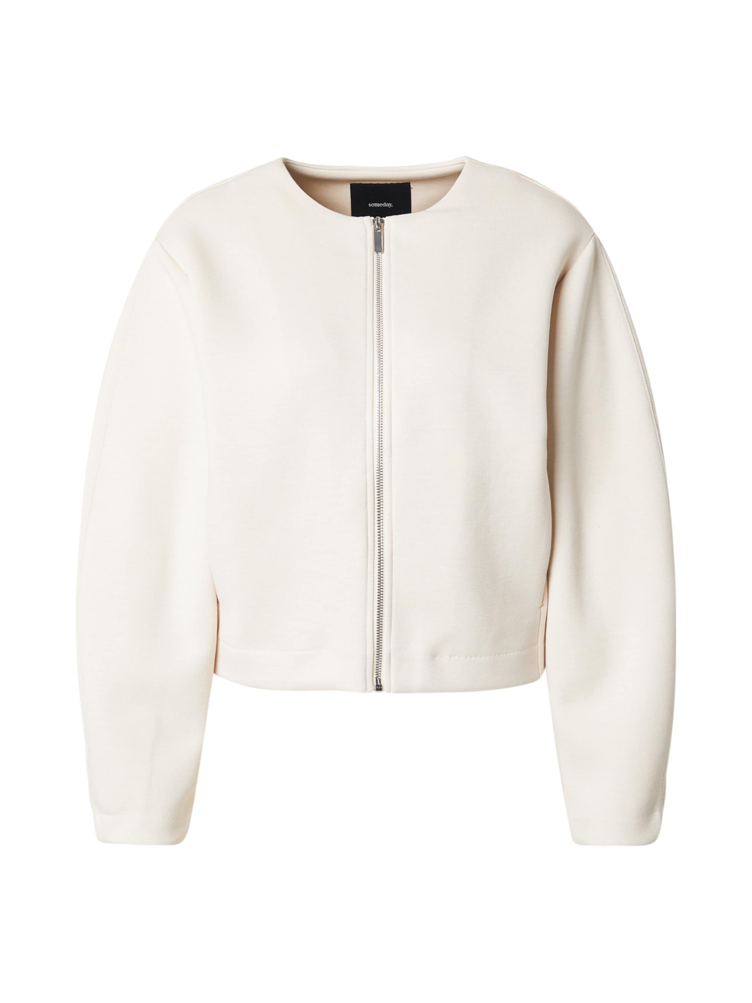 Someday Tepláková bunda 'Ugrace' - Béžová: predná strana
