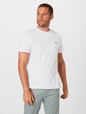 T-Shirt Polo Ralph Lauren en blanc : devant