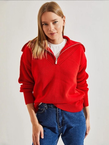 Pull-over 'Pullover' Bianco Lucci en rouge