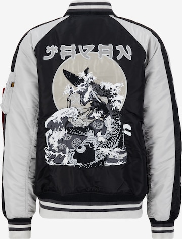 ALPHA INDUSTRIES Giacca di mezza stagione in Nero ABOUT YOU