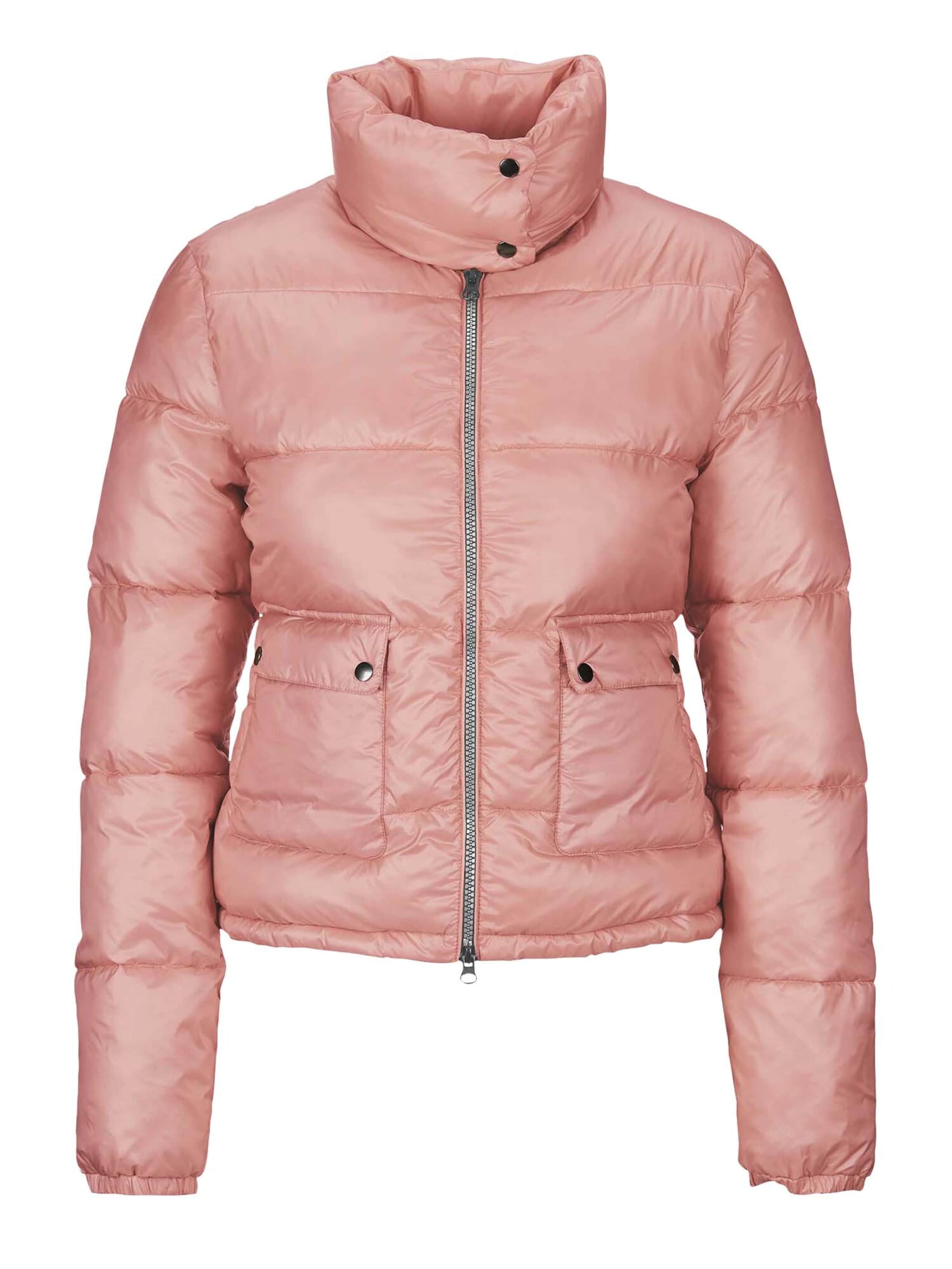 Veste mi-saison MADELEINE en rose : devant