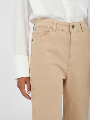 OBJECT Regular Jeans 'Alora' in Beige