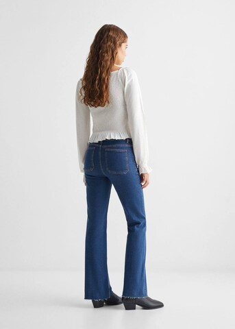 MANGO TEEN Flared Jeans in Blue