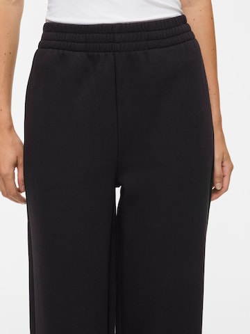 VILA - Pierna ancha Pantalón 'VIVera' en negro