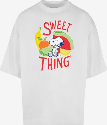 T-Shirt 'Peanuts - Sweet Thing' Merchcode en blanc : devant