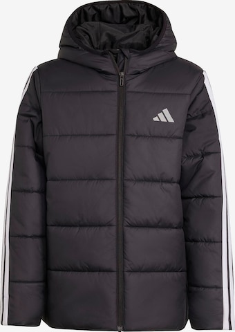 ADIDAS SPORTSWEAR Sportjacke 'Essentials' in Schwarz: Vorderseite