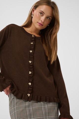 Cardigan 'Clare' CULTURE en marron