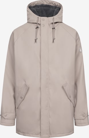 Derbe Winterjacke 'Trekholm' in Beige: Vorderseite