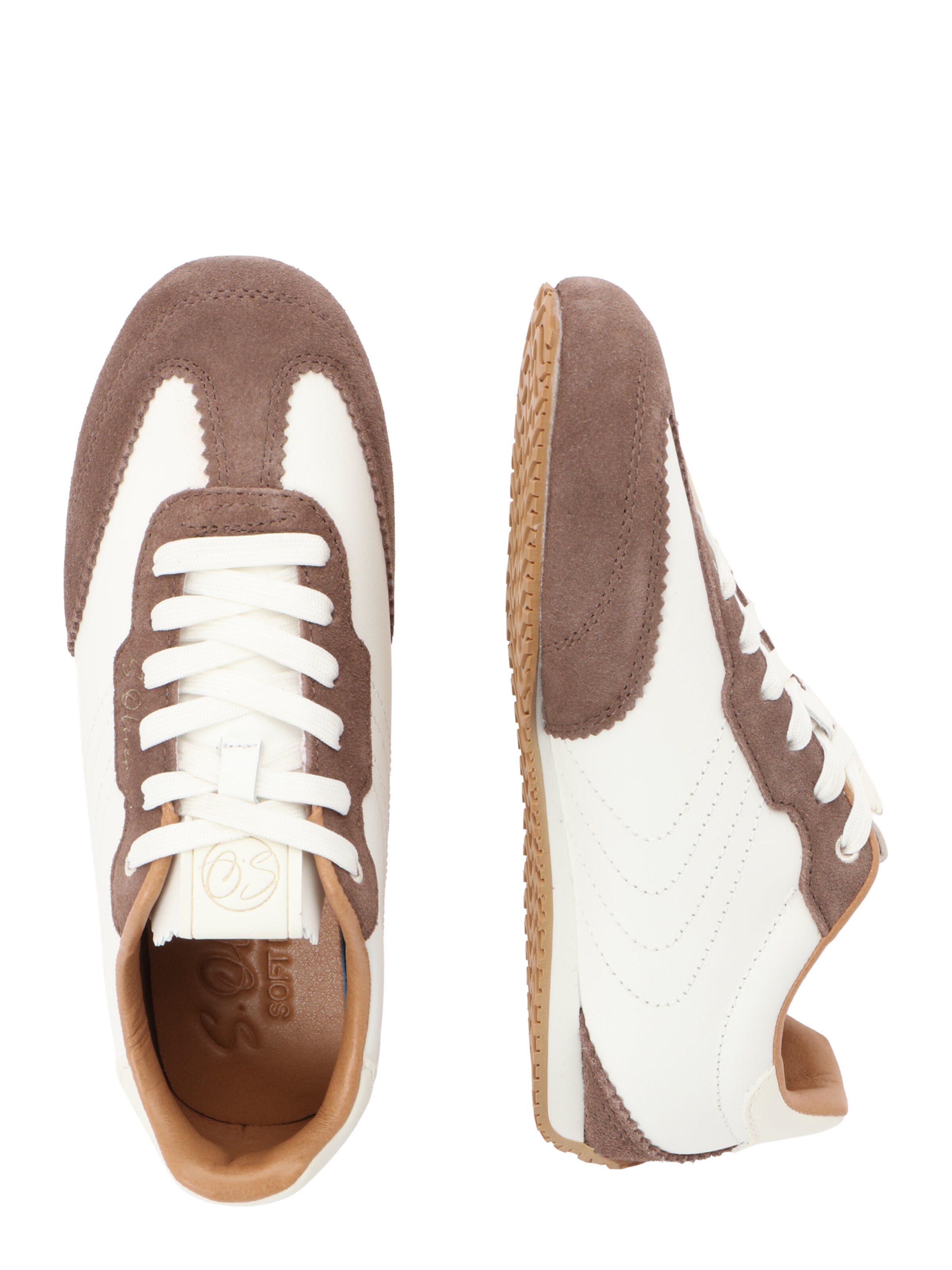 Sneaker bassa di s.Oliver BLACK LABEL in bianco