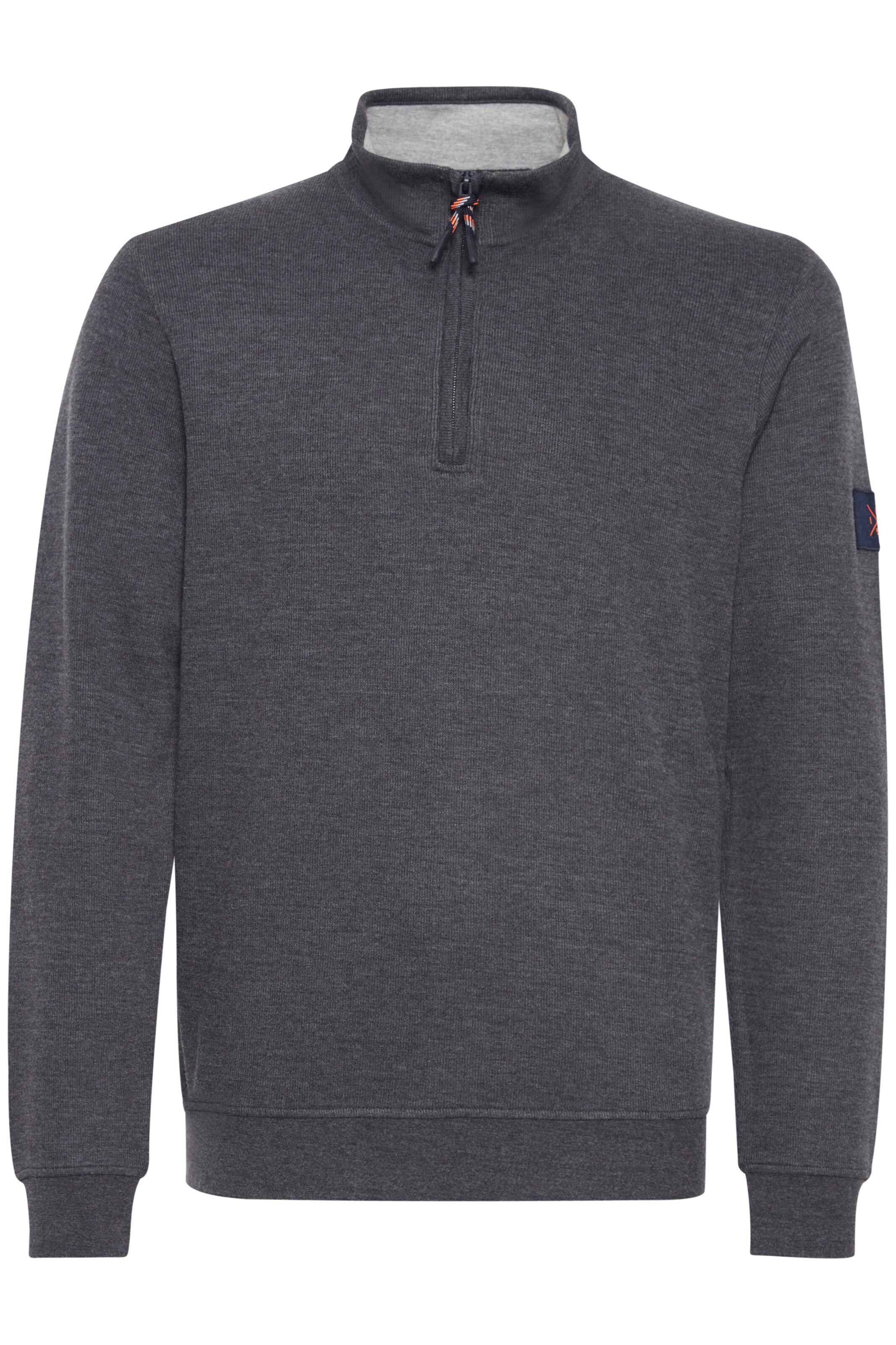 INDICODE JEANS Sweatshirt  'Arcelino' in Grau: Vorderseite