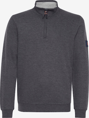 INDICODE JEANS Sweatshirt in Grijs: voorkant