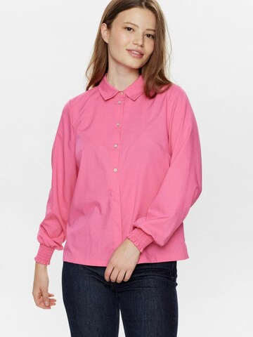 Chemisier 'Tully' NÜMPH en rose : devant