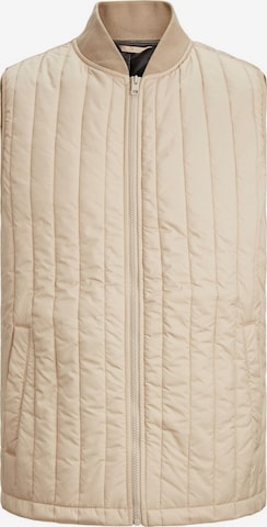 JACK & JONES Bodywarmer in Beige: voorkant