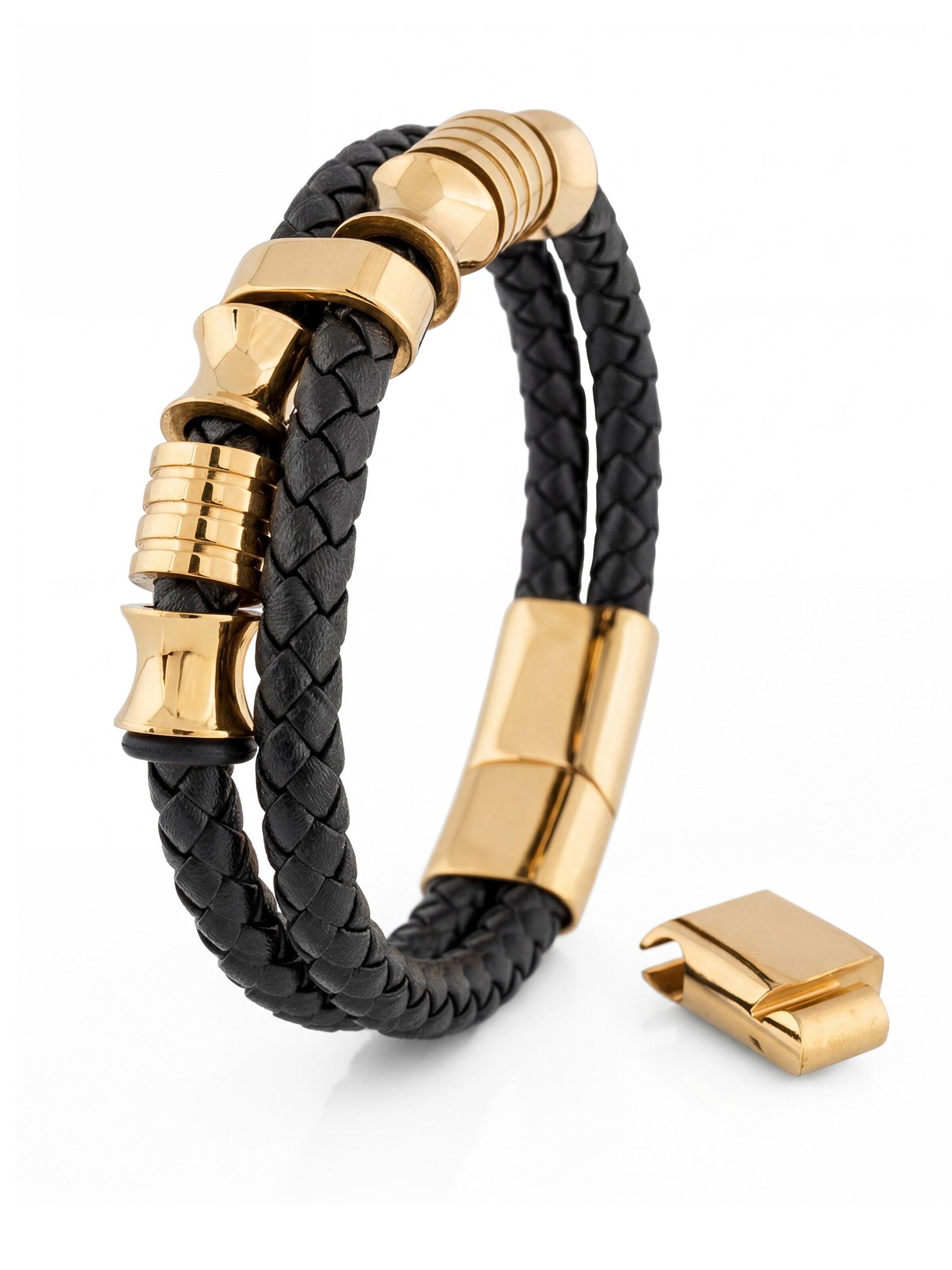 Akitsune Armband 'Gracilitas'‌‌‌‌‌‌ in Schwarz: Vorderseite