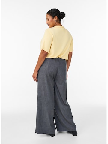 Wide Leg Pantalon 'Vina' Zizzi en gris