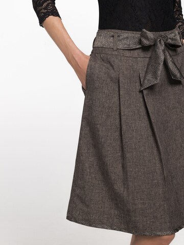 SPIETH & WENSKY Traditional Skirt 'Babsi' in Brown