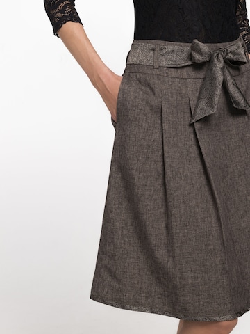 SPIETH & WENSKY Traditional Skirt 'Babsi' in Brown