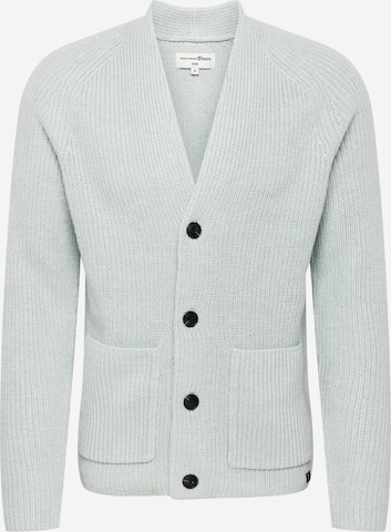 TOM TAILOR DENIM Knit Cardigan in Blue: front