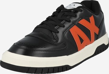 ARMANI EXCHANGE - Zapatillas deportivas bajas en negro: frente