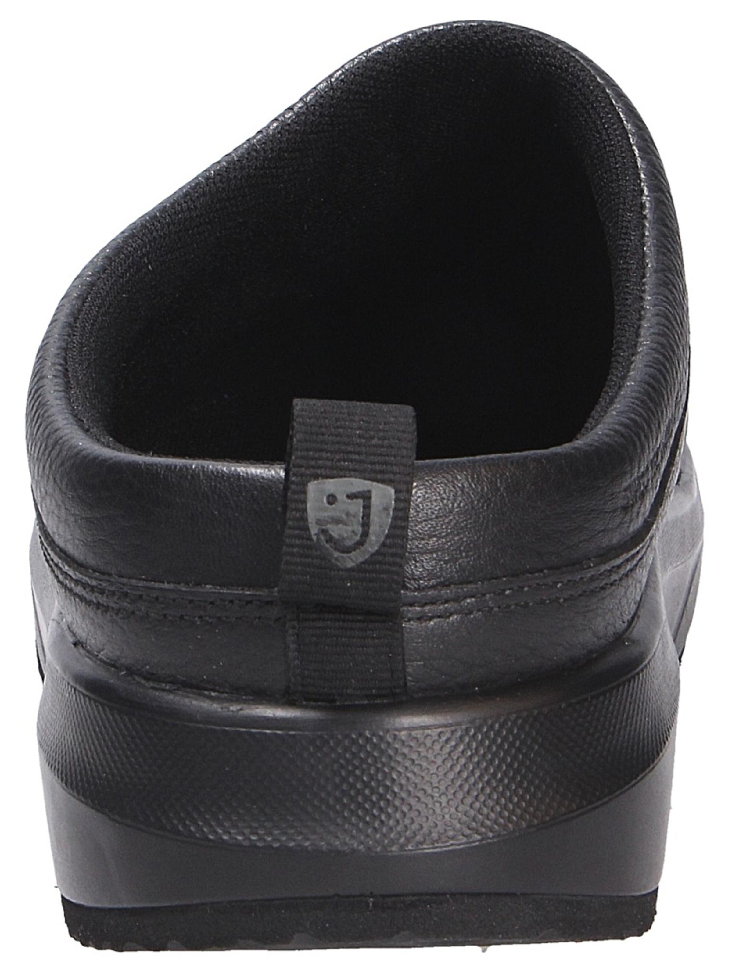 Joya Clogs 'RIGA M BLACK'‌‌‌‌‌ in Schwarz