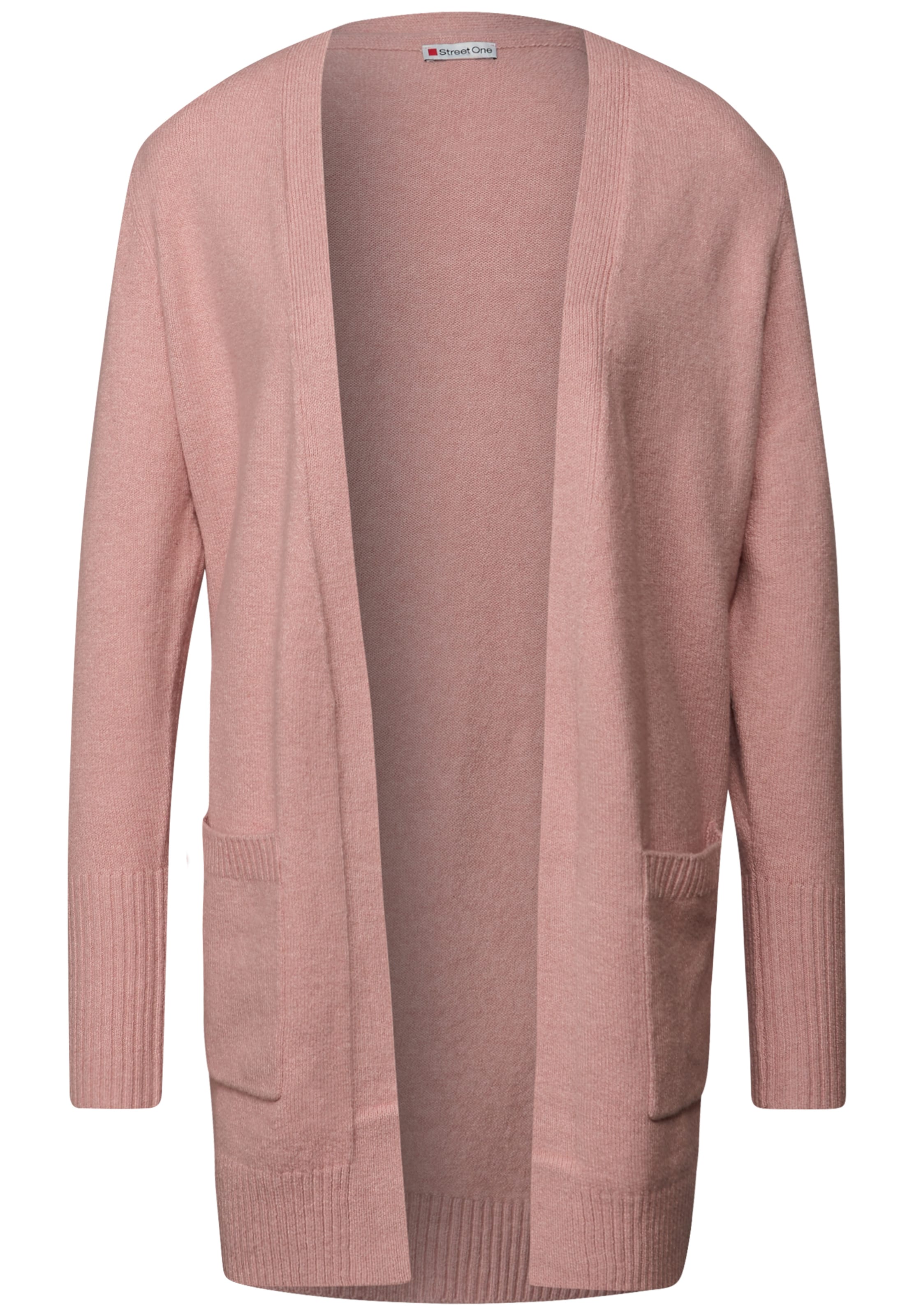 STREET ONE Strickjacke in Pink: Vorderseite