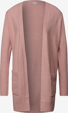 STREET ONE Strickjacke in Pink: Vorderseite