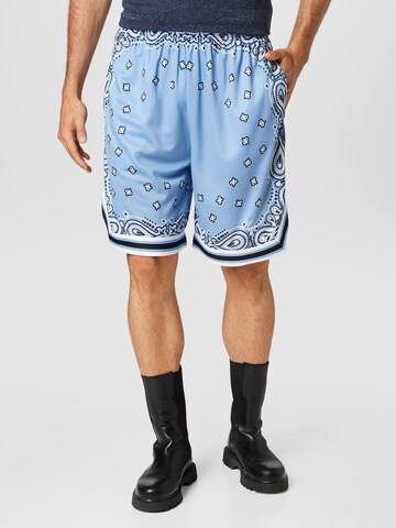 Karl Kani Regular Broek in Blauw: voorkant
