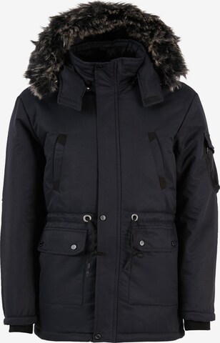 Buratti Winter Jacket in Blue: front