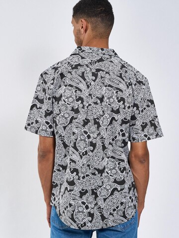 Legends Regular fit Button Up Shirt 'Sean' in Black