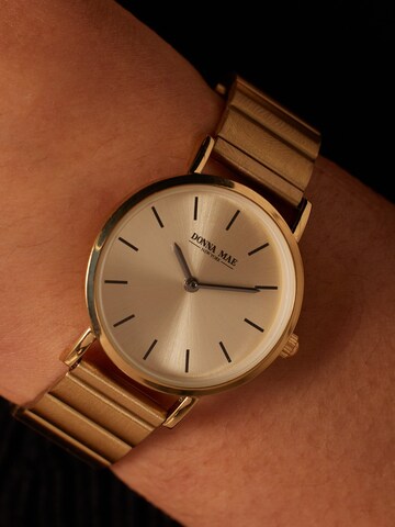 Lucardi Analoog horloge 'Masche' in Goud: voorkant