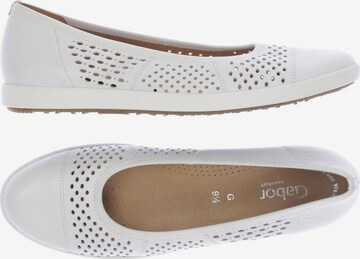 GABOR Flats & Loafers in 43,5 in White: front