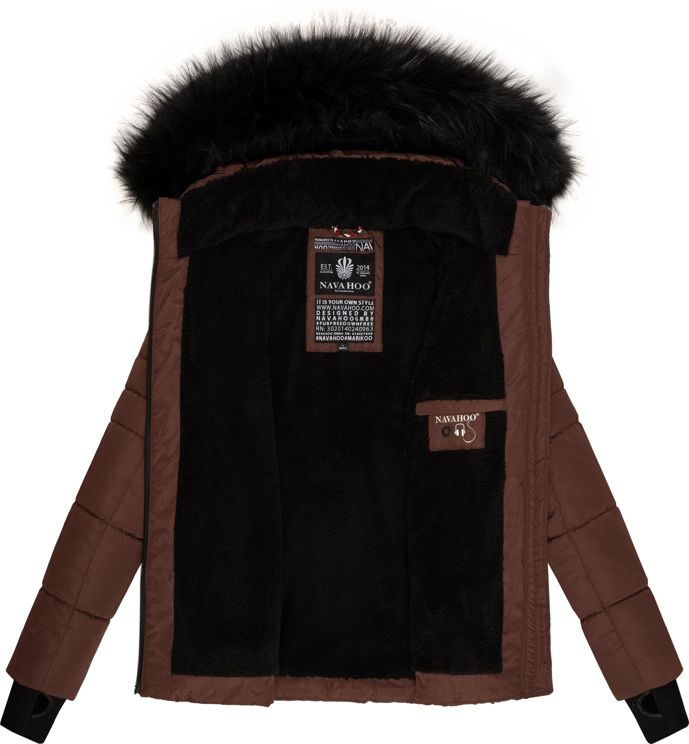 NAVAHOO Talvejope 'Adele', värv pruun