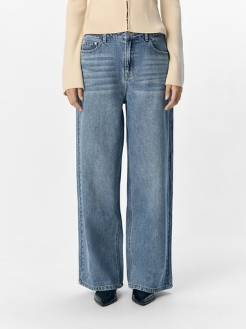 Wide Leg Jean OBJECT en bleu : devant