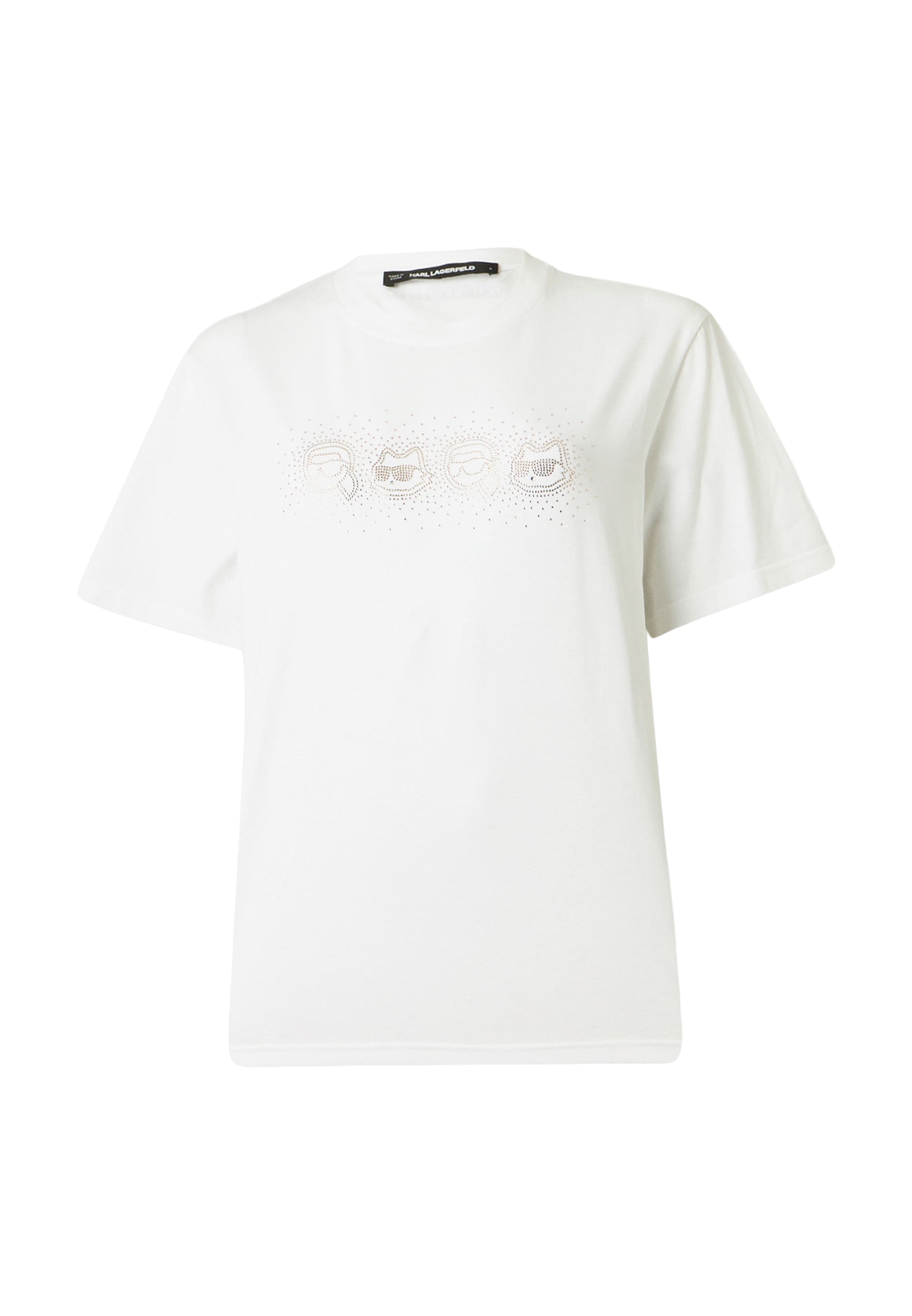 Karl Lagerfeld Póló 'IKON' - fehér: elől