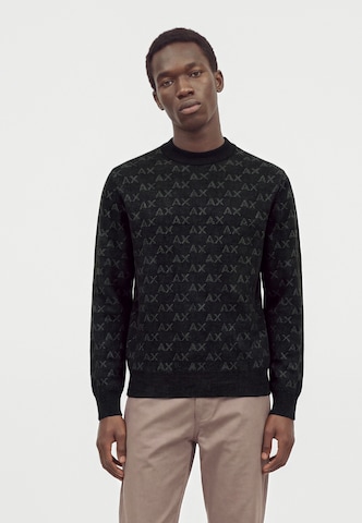 ARMANI EXCHANGE Neulepaita värissä musta: etupuoli
