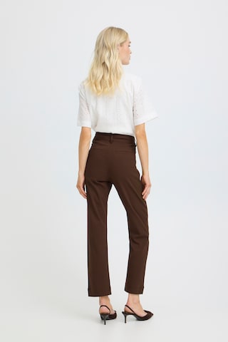 b.young - Slimfit Calças chino 'BYDIXI' em castanho