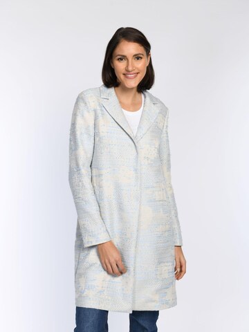 White Label by RoFa Between-Seasons Coat in Blue: front