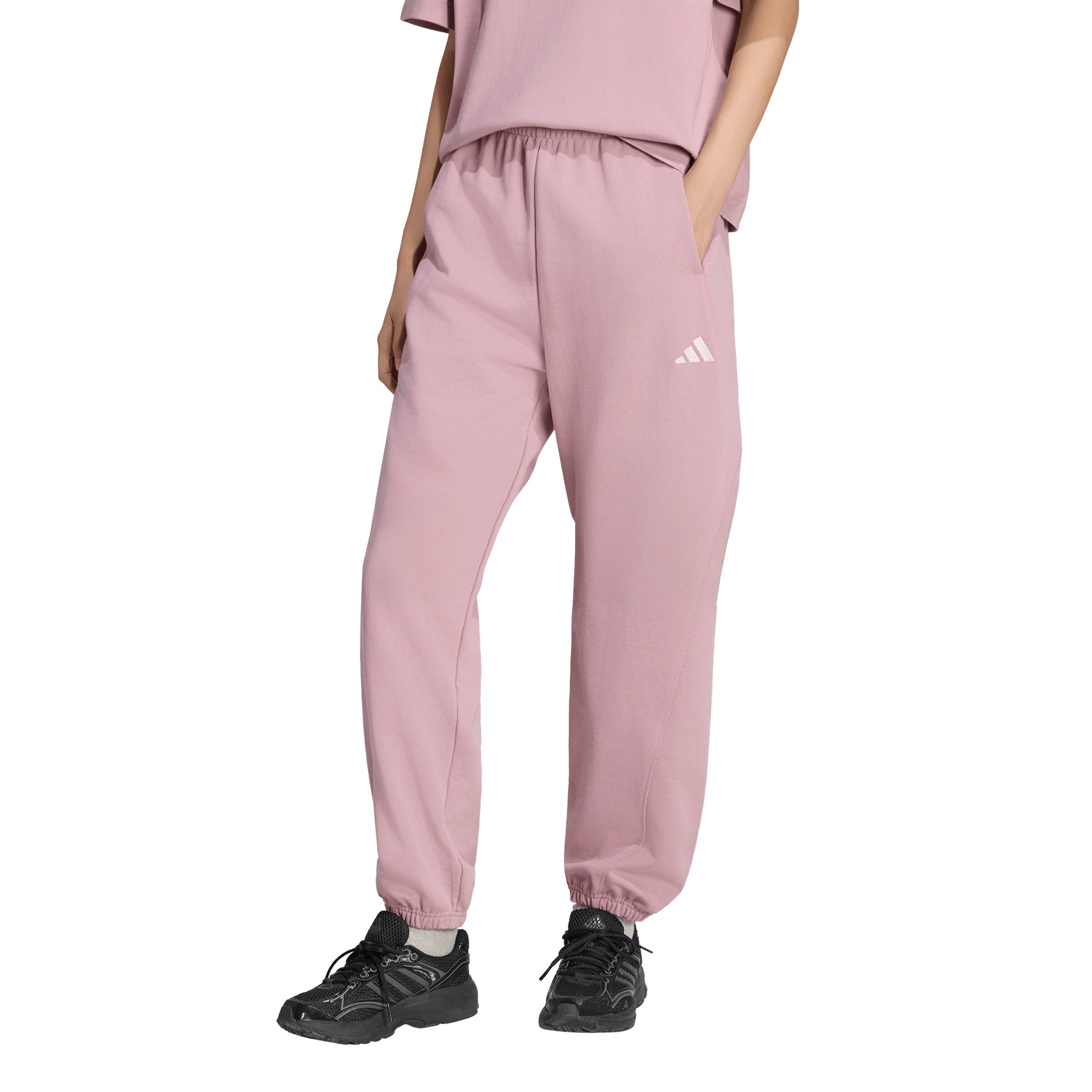 ADIDAS SPORTSWEAR Tapered Παντελόνι φόρμας σε λιλά: μπροστά