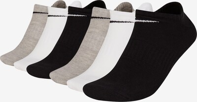 NIKE Socken in beigemeliert / schwarz / weiß, Produktansicht