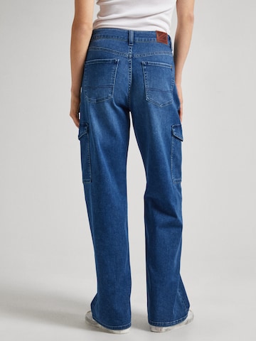 Pepe Jeans Loosefit Cargojeans in Blau