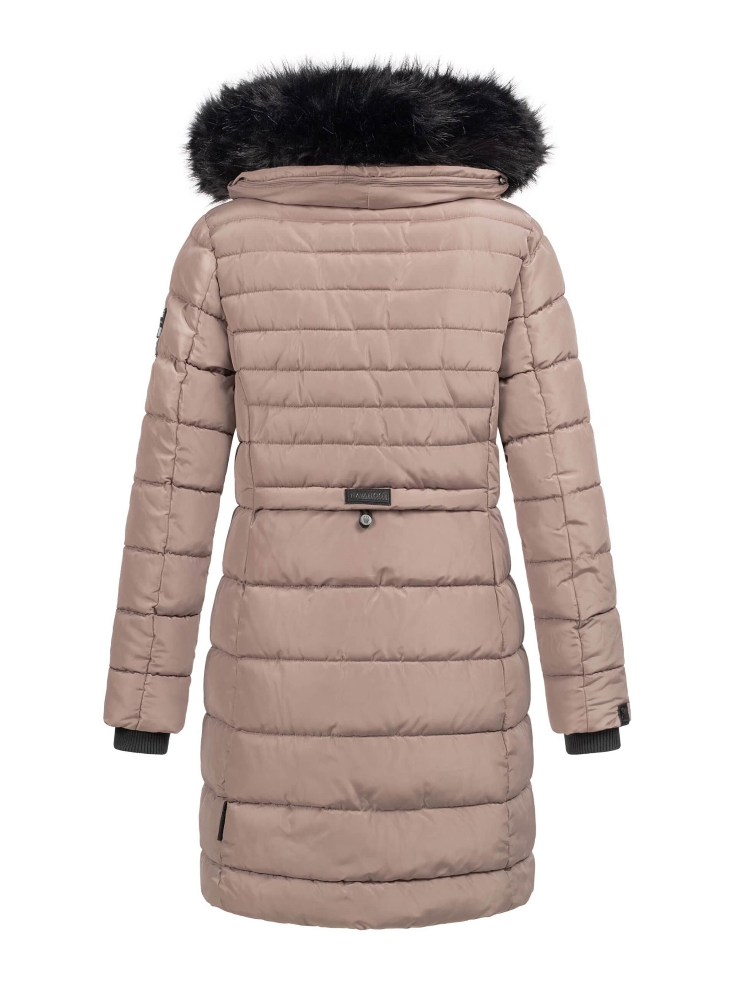 NAVAHOO Wintermantel in Grijs