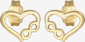 ELLI PREMIUM Ohrringe 'Infinity' in Gold: predná strana