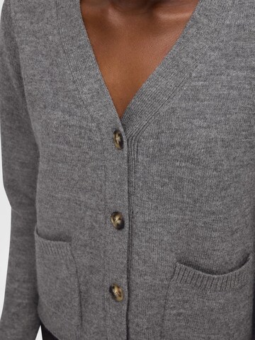 Cardigan 'SLFAna' SELECTED FEMME en gris