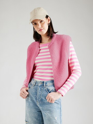 RINO & PELLE Strickweste 'Elona' in Pink: Vorderseite